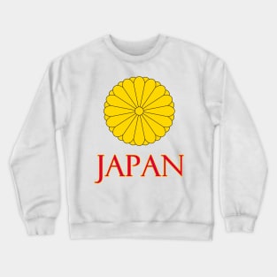 Japanese Imperial Seal Design Crewneck Sweatshirt